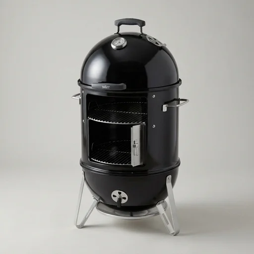 Weber Smokey Mountain Cooker 18.5-Inch Charcoal Smoker view 2